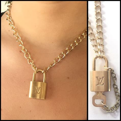 louis vuitton gold metal hardware lock me necklace 381|louis vuitton hardware authenticity checklist.